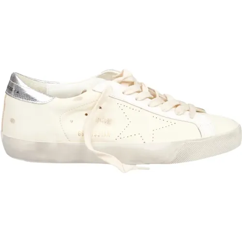 Brown Super Star Sneakers , male, Sizes: 9 UK - Golden Goose - Modalova