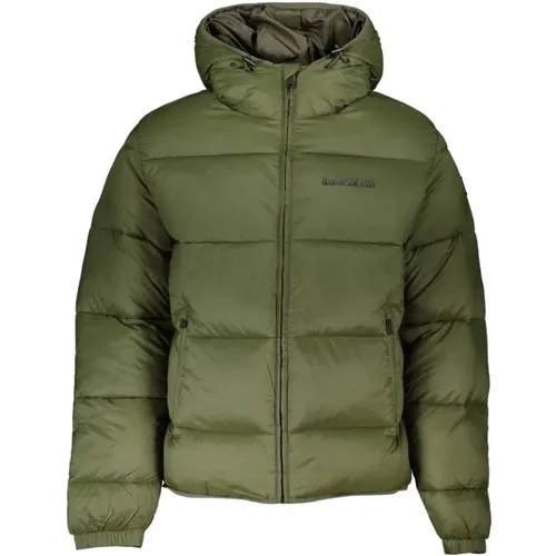 Hooded Jacket , male, Sizes: 2XL, S, XL, L, M - Napapijri - Modalova