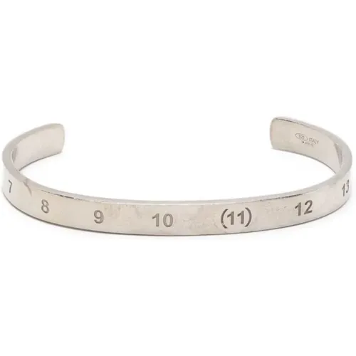 Silber Numerical Cuff Armband - Maison Margiela - Modalova