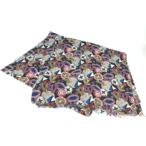 Pre-owned Cotton scarves , female, Sizes: ONE SIZE - Louis Vuitton Vintage - Modalova