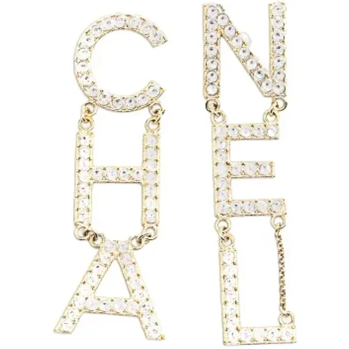 Pre-owned Metal earrings , female, Sizes: ONE SIZE - Chanel Vintage - Modalova