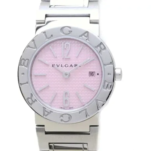 Pre-owned Stainless Steel watches , female, Sizes: ONE SIZE - Bvlgari Vintage - Modalova