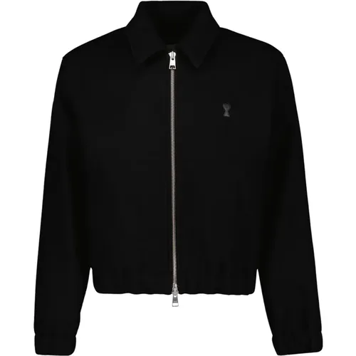 Wool Jacket Classic Long Sleeve , male, Sizes: L - Ami Paris - Modalova