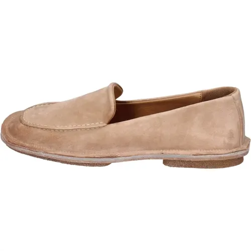 Suede Loafers for Women , female, Sizes: 4 UK - Moma - Modalova