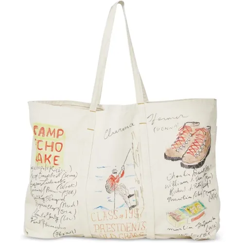 Handbemalte Canvas-Tasche - President's - Modalova