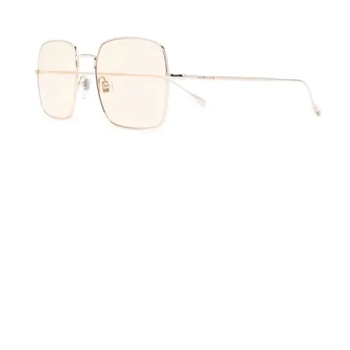Goldene Sonnenbrille mit Originalzubehör , Herren, Größe: 54 MM - Gucci - Modalova