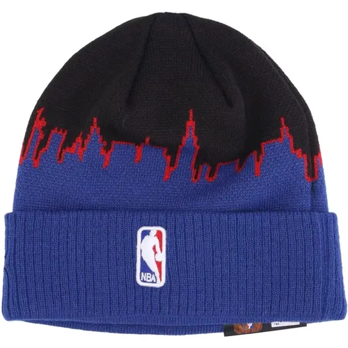 NBA Knit Logo Hat Black , male, Sizes: ONE SIZE - new era - Modalova