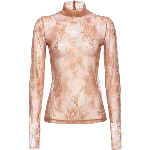 Delicate Lace Sweater , female, Sizes: L, S, M, XS - pinko - Modalova