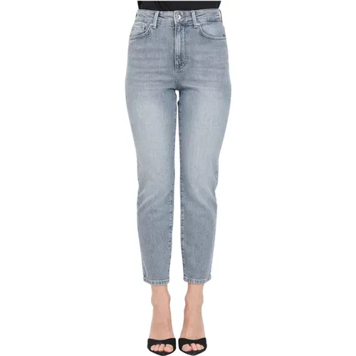 High Waist Straight Fit Denim Jeans , Damen, Größe: W26 - Only - Modalova