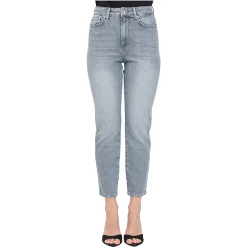 High Waist Straight Fit Denim Jeans - Only - Modalova