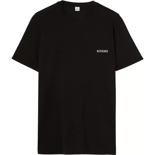 Klassisches Schwarzes T-Shirt Upgrade , Herren, Größe: L - Aspesi - Modalova