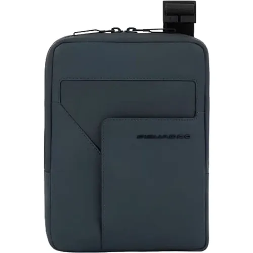 Shoulder Bag with Rfid Protection and iPad Mini Pocket , male, Sizes: ONE SIZE - Piquadro - Modalova