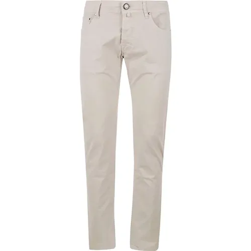 Slim Gabardine Chinos , Herren, Größe: W33 - Jacob Cohën - Modalova