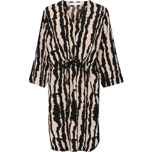 Stylish Tunic Dress Small Scratch Stripe , female, Sizes: S, 2XL, XS, XL, L, M - InWear - Modalova