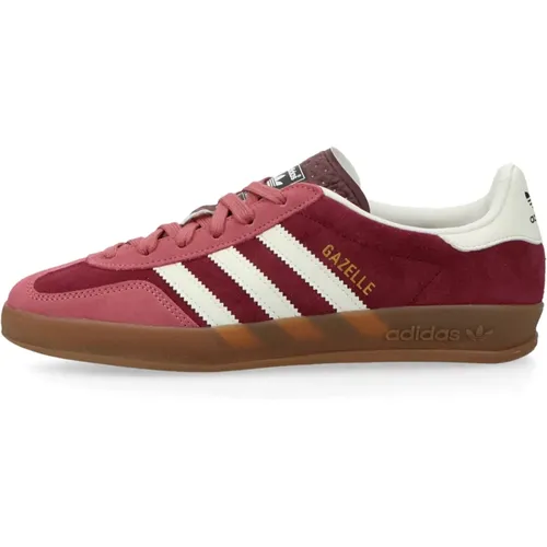 Indoor Maroon Sneakers Retro Stil , Herren, Größe: 43 1/3 EU - Adidas - Modalova