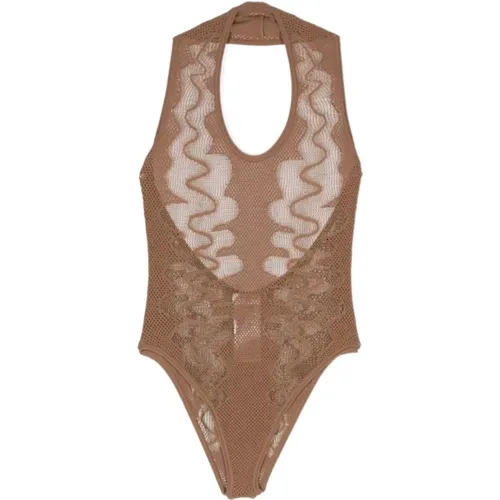 Red Camel Body Type , female, Sizes: M - Saint Laurent - Modalova