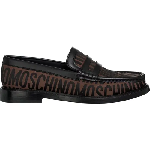 Stilvolle Logo Loafers für Damen - Moschino - Modalova