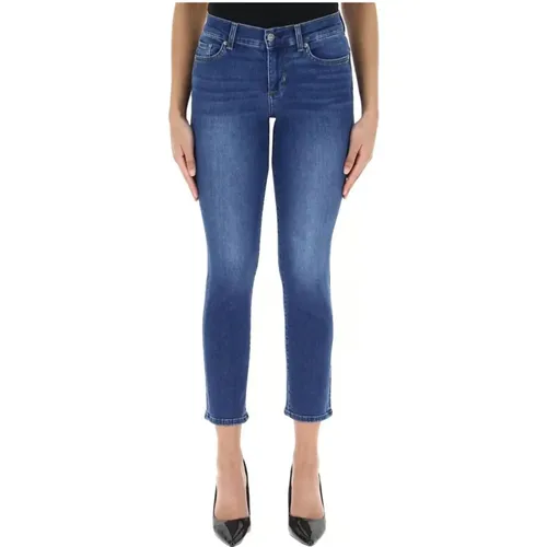 Blaue Skinny Stretch Denim Jeans , Damen, Größe: W33 - Liu Jo - Modalova