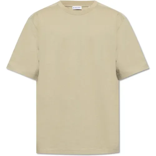 T-Shirt mit Logo , Herren, Größe: XL - Burberry - Modalova