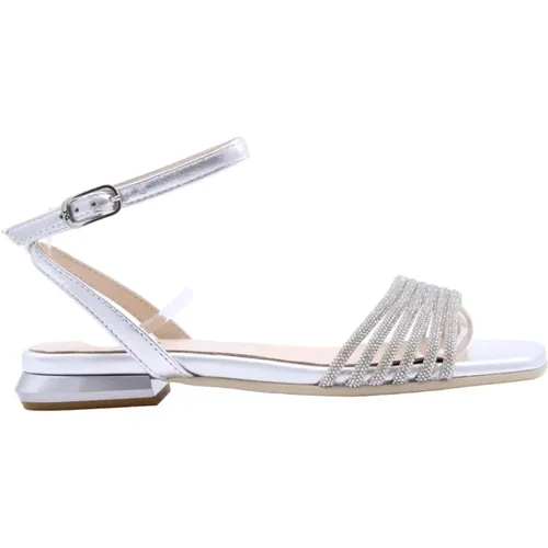 Flat Sandals , female, Sizes: 3 UK - Nerogiardini - Modalova