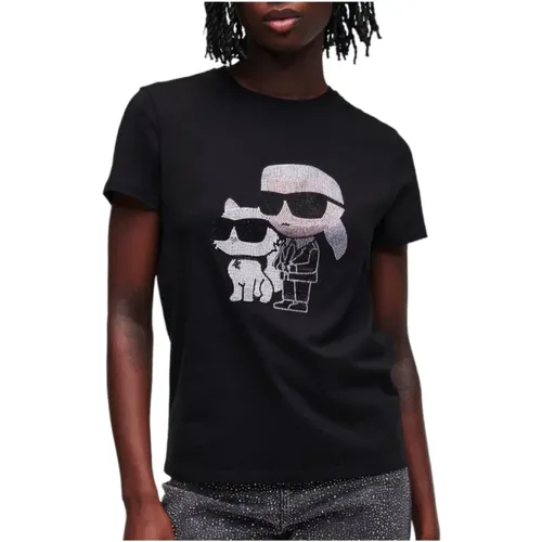 Iconic 2.0 RS T-Shirt Schwarz - Karl Lagerfeld - Modalova
