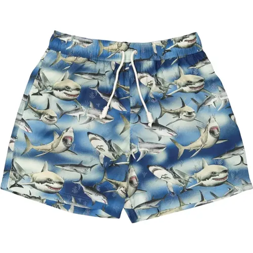 Sharks Swim Shorts , male, Sizes: M, L, XL, S - Palm Angels - Modalova