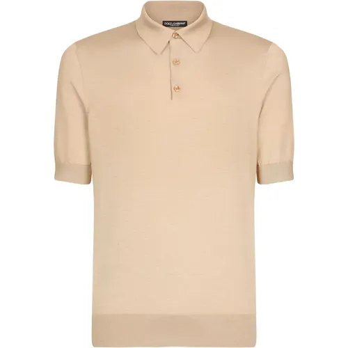 Classic Polo Shirt , male, Sizes: M - Dolce & Gabbana - Modalova