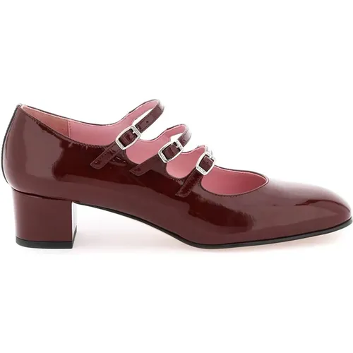 Patent Leather Mary Jane Shoes , female, Sizes: 8 UK, 7 UK - Carel - Modalova