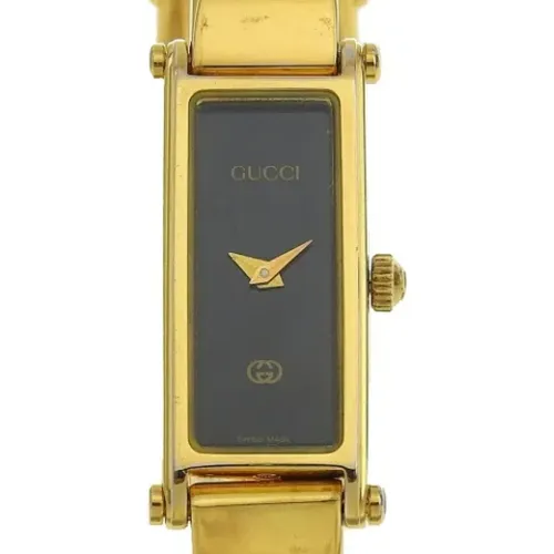 Pre-owned Metal watches , female, Sizes: ONE SIZE - Gucci Vintage - Modalova