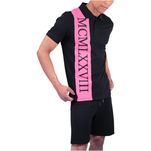 Roman Polo Shirt in Schwarz , Herren, Größe: S - My Brand - Modalova