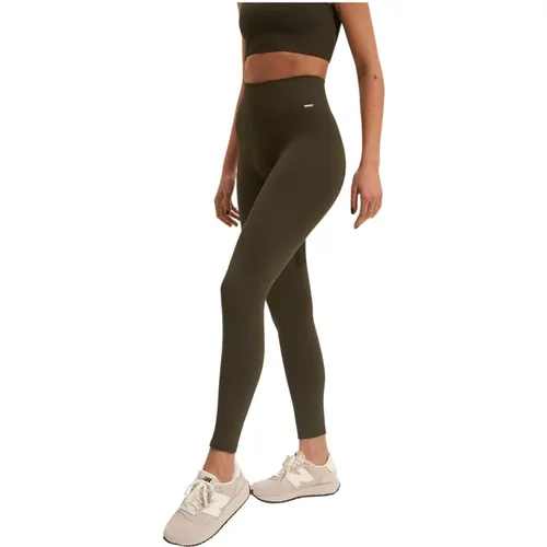 Ribbed Seamless Tights , Damen, Größe: M - Aim'n - Modalova