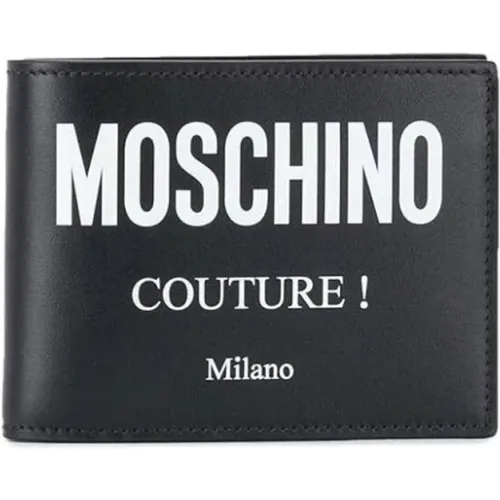 Faltbare Logo Brieftasche , Herren, Größe: ONE Size - Moschino - Modalova
