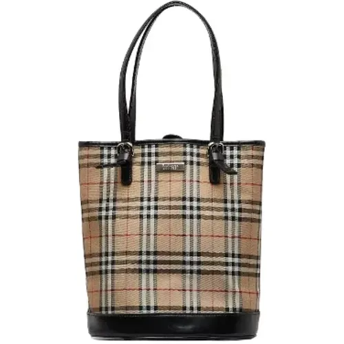 Pre-owned Canvas totes , female, Sizes: ONE SIZE - Burberry Vintage - Modalova