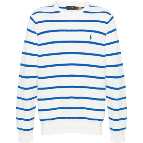 Striped Cotton Sweater , male, Sizes: L, M - Ralph Lauren - Modalova