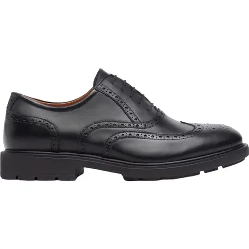 Leather Lace-up Shoes Inglesina Style , male, Sizes: 9 UK, 8 UK, 7 UK - Nerogiardini - Modalova