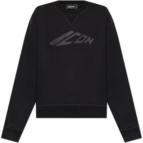 Sweatshirt mit Logo , Damen, Größe: 2XS - Dsquared2 - Modalova