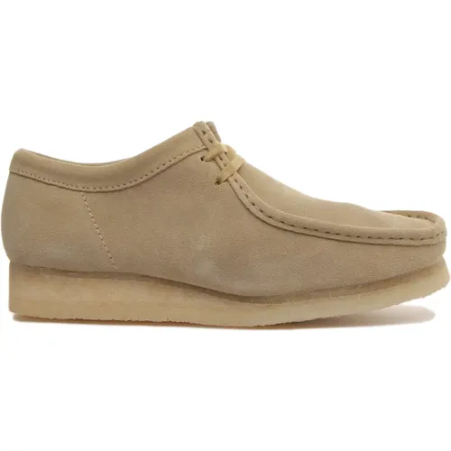 Wallabee Lightgreen Men Shoes , male, Sizes: 11 UK - Clarks - Modalova