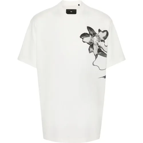 Nature-Inspired Graphic Tee , male, Sizes: L - Y-3 - Modalova