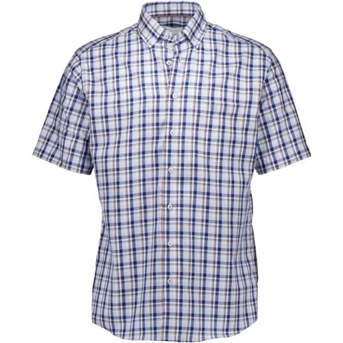 Blue Long Sleeve Shirts , male, Sizes: 2XL, 4XL - Eterna - Modalova