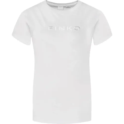T-Shirts , Damen, Größe: 2XS - pinko - Modalova