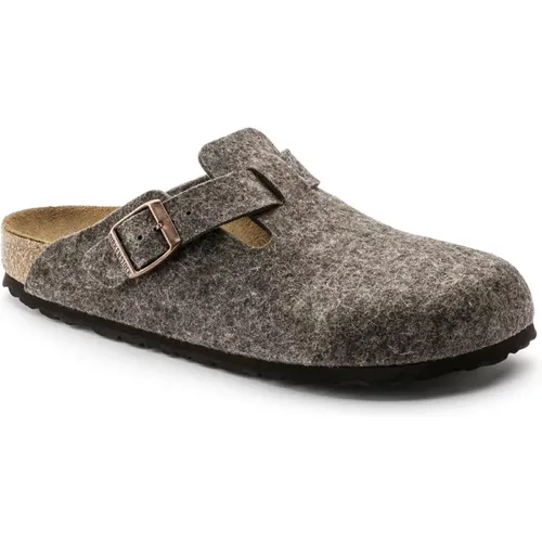 Boston Regular Clogs in Cocoa , Herren, Größe: 39 EU - Birkenstock - Modalova