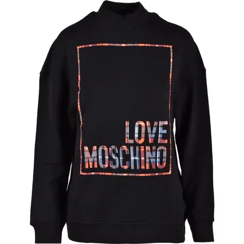 Baumwollpullover , Damen, Größe: S - Love Moschino - Modalova