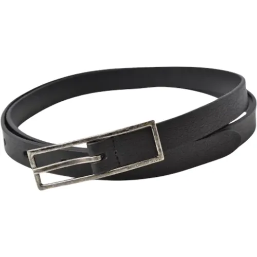 Pre-owned Leather belts , male, Sizes: ONE SIZE - Yves Saint Laurent Vintage - Modalova