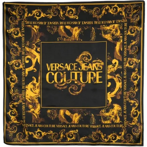 Gold Foulard 2024 Collection , female, Sizes: ONE SIZE - Versace Jeans Couture - Modalova