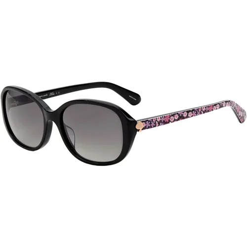 Grey Shaded Izabella Sunglasses , female, Sizes: 55 MM - Kate Spade - Modalova