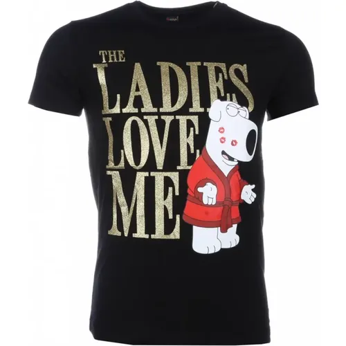 The Ladies Love Me Print - Herren T-Shirt - 2001Z - Local Fanatic - Modalova