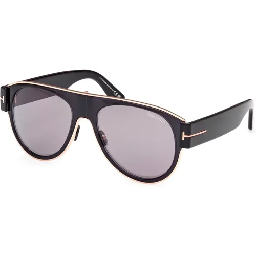 Lyle Sonnenbrille Schwarz/Rauch , unisex, Größe: 58 MM - Tom Ford - Modalova