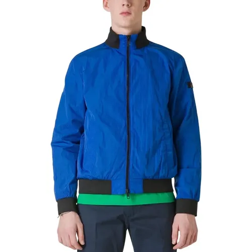 Contrast Insert Bomber , male, Sizes: L, 2XL, XL - Peuterey - Modalova