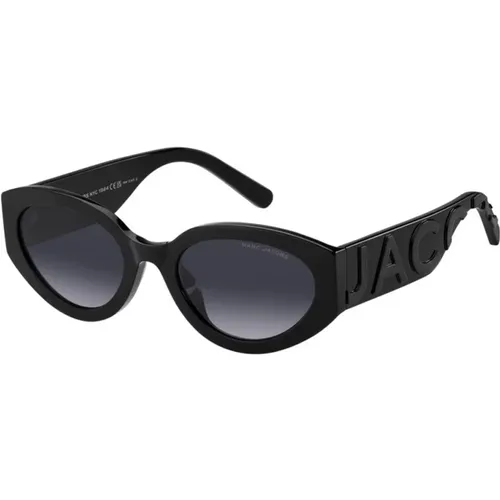 Grey Sunglasses with Dark Grey Shaded Lenses , female, Sizes: 54 MM - Marc Jacobs - Modalova