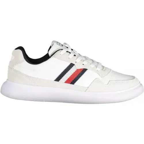 Stylischer Kontrast-Sneaker mit Schnürsenkeln , Herren, Größe: 44 EU - Tommy Hilfiger - Modalova